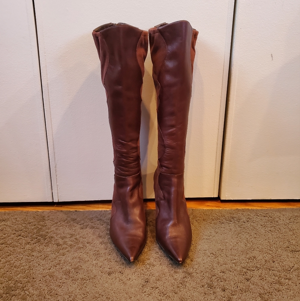 AK Anne Klein Brown Boots, Size 8
